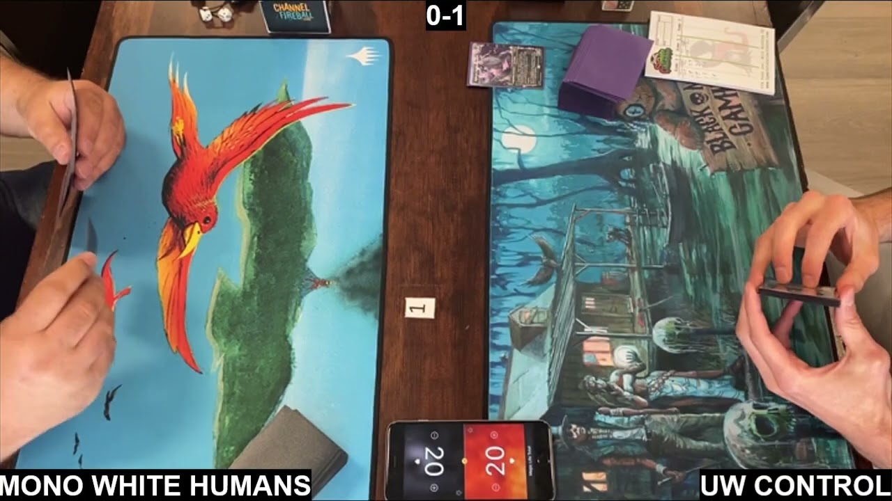 Pioneer RCQ Rd.6 - Mono White Humans Vs UW Control