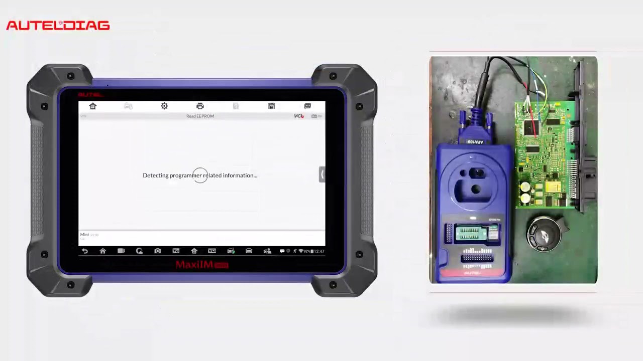 Autel MaxiIM IM608 PRO CAS3 CAS3+ Key Programming On Bench -Auteldiag