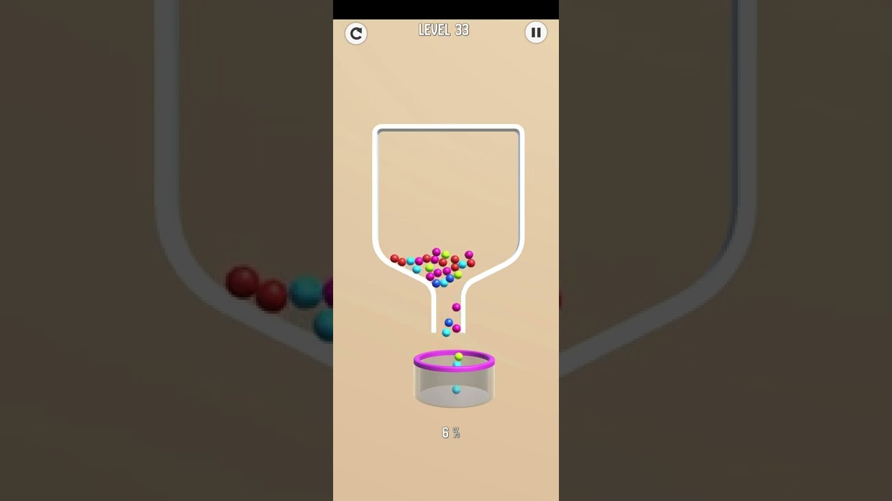 Pin Pull Ball Rescue  - All Levels Gameplay New UPdate Android,ios  Shorts # 33