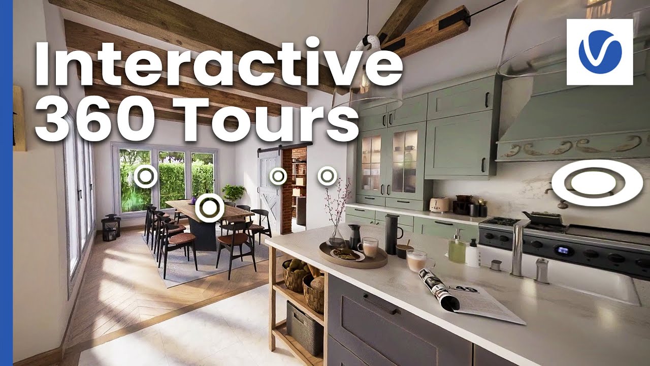 Легко создавайте панорамные туры 360° с помощью V-Ray