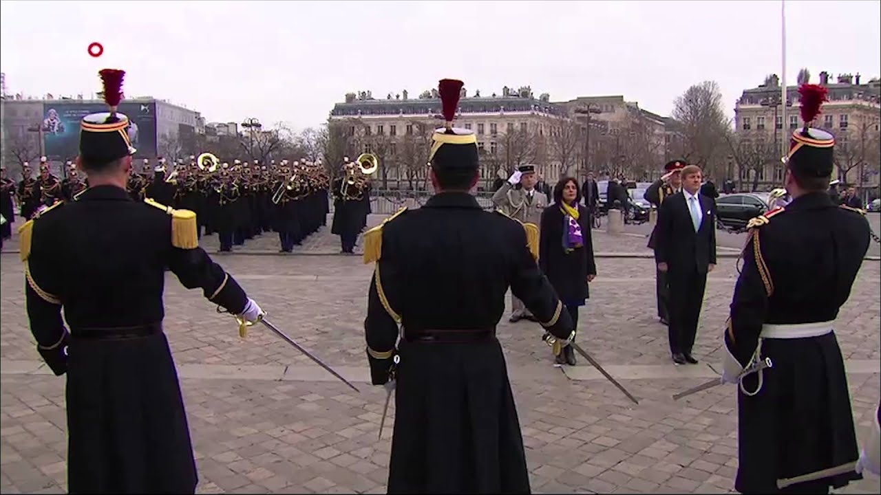 Dutch Anthem - Het Wilhelmus - State Visit to France (2016)