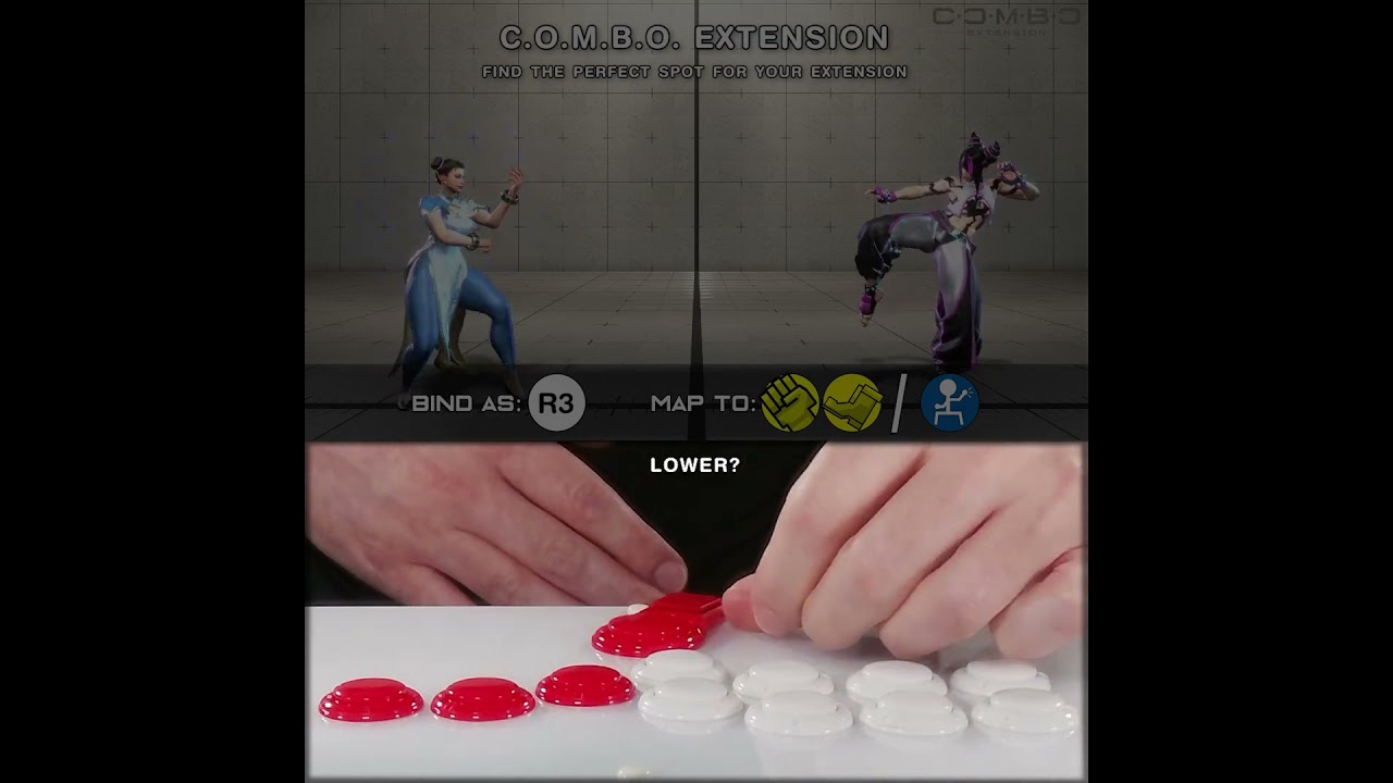 Position the C.O.M.B.O. Extension for your gameplay #COMBOextension #HitBox