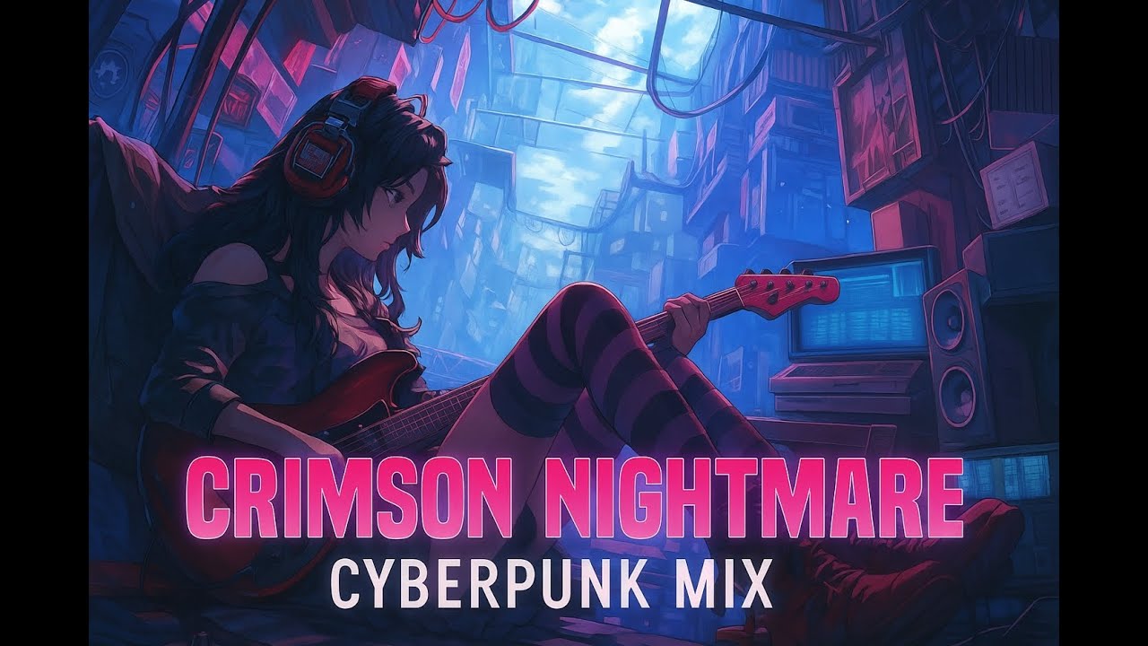 💀Crimson Nightmare | Cyberpunk Retrowave • Deep Bass • Dark Futuristic Mix