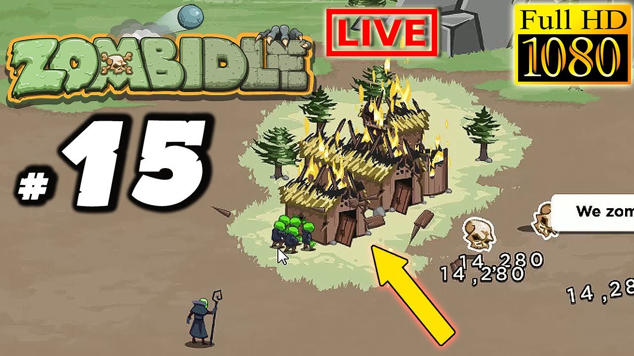 Zombidle Gameplay: #15 - GAINING ORBS! - Walkthrough Live Stream PC 1080p - GPV247