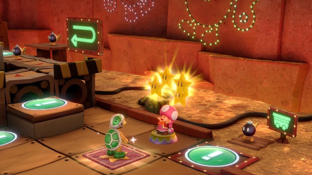 Super Mario Party Partner Party #870 Gold Rush Mine Hammer Bro & Bowser vs Goomba & Shy Guy