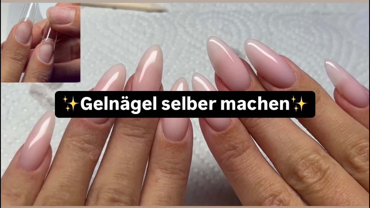 Gelnägel einfach Zuhause selber machen| Tutorial für Anfänger 👩‍🏫💅🏼