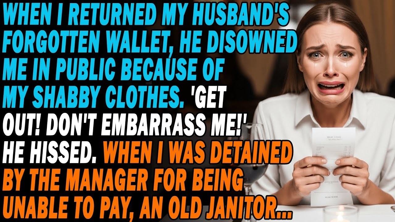 He Rejected Me for My Tattered Clothes — “Get Out! Don’t Embarrass Me!” He Said… Big Mistake