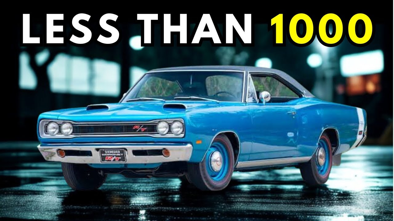 30 RAREST Muscle Cars Produced in LESS than 1000 Units