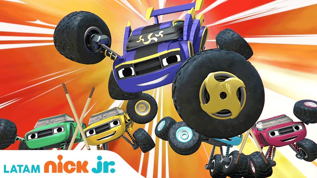 Canción Ninja - Blaze and The Monster Machines 🥋| Nick Jr. | América Latina | Español