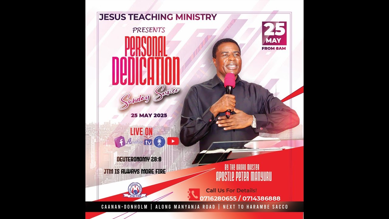PERSONAL DEDICATION SUNDAY SERVICE.