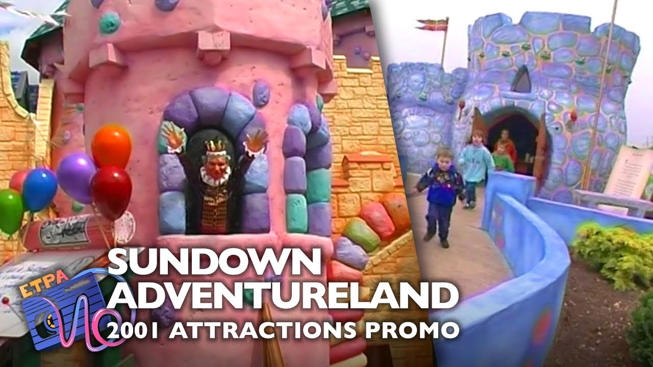Sundown Adventureland — Attractions Promo 2001 | Lollipoppet Castle, Storybook Village