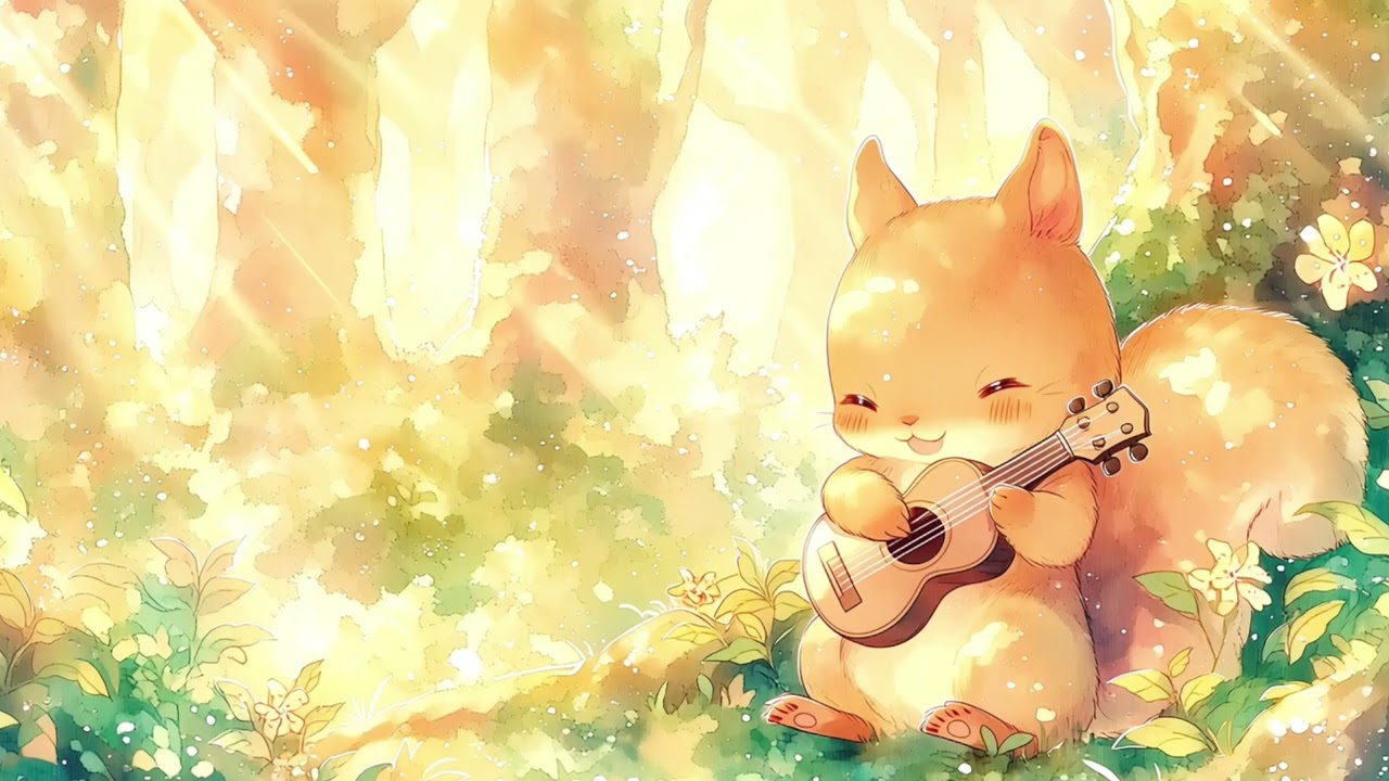【朝活2時間】Ukulele Lo-Fi｜魔法の森の南国モーニングBGM｜穏やかな集中時間