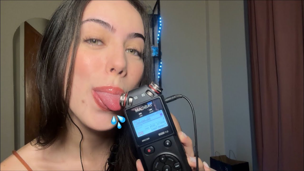 ASMR- 1 HORA DE SONS DE BOCA COM O TASCAM! 