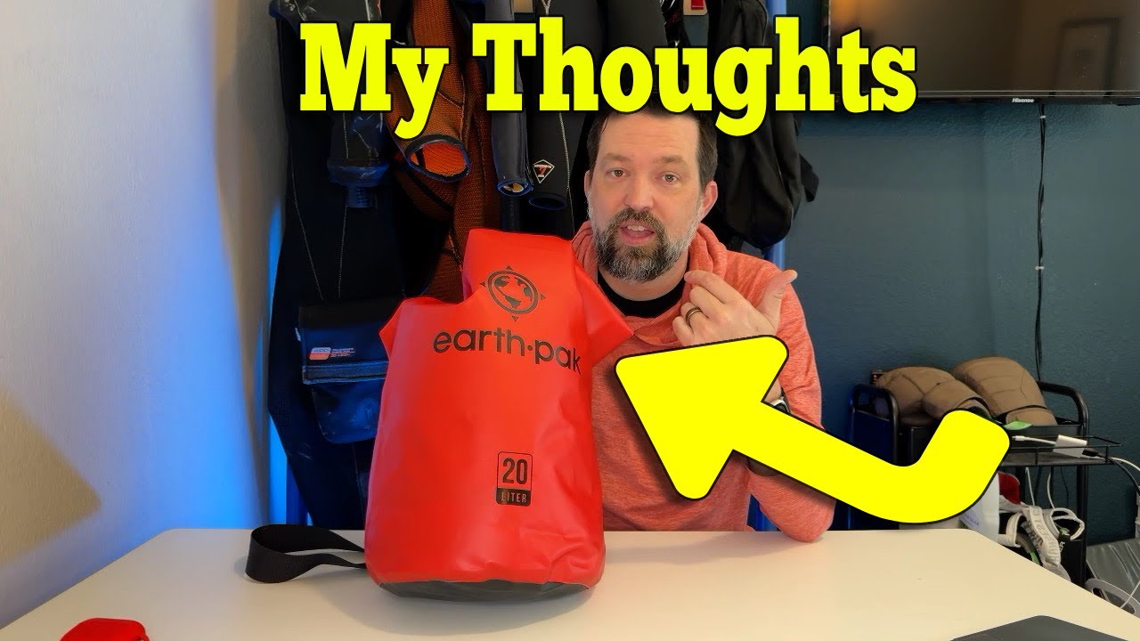 Earth Pak Waterproof Dry Bag - Roll Top Waterproof Backpack Sack Keeps Gear Dry Review