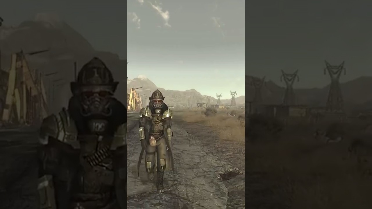 Fun Trick with the Elite Riot Gear Helmet in Fallout: New Vegas