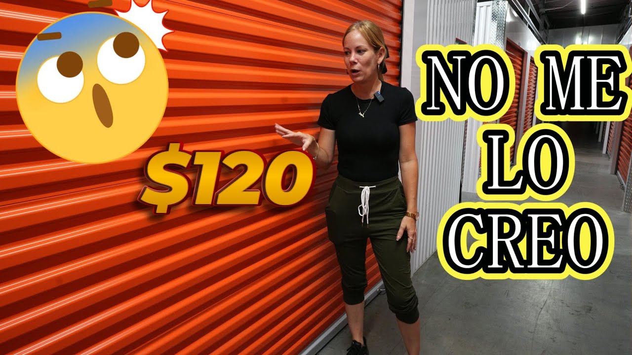 ALMACEN SUBASTADO POR $120!! NO ME CREO LO QUE SALIO!!! #storageauctions #subastas #storage