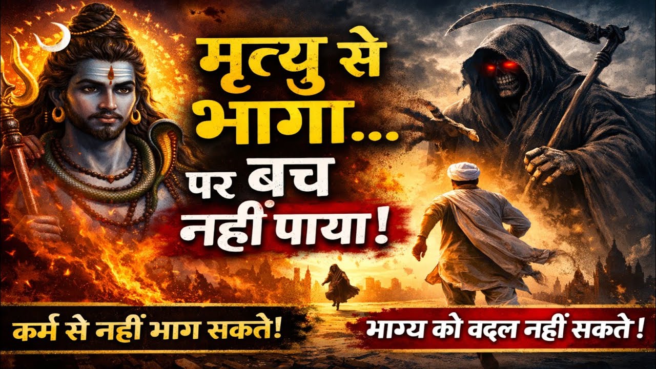 मृत्यु से भागा लेकिन बच नहीं पाया | जीवन बदल देने वाली प्रेरणादायक कहानी | Mahadev Story