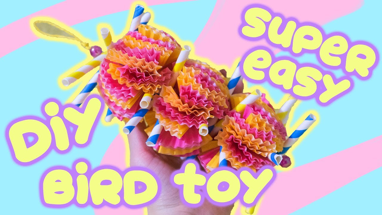 Super Easy DIY Paper Bird Toy || DIY BIRD TOYS