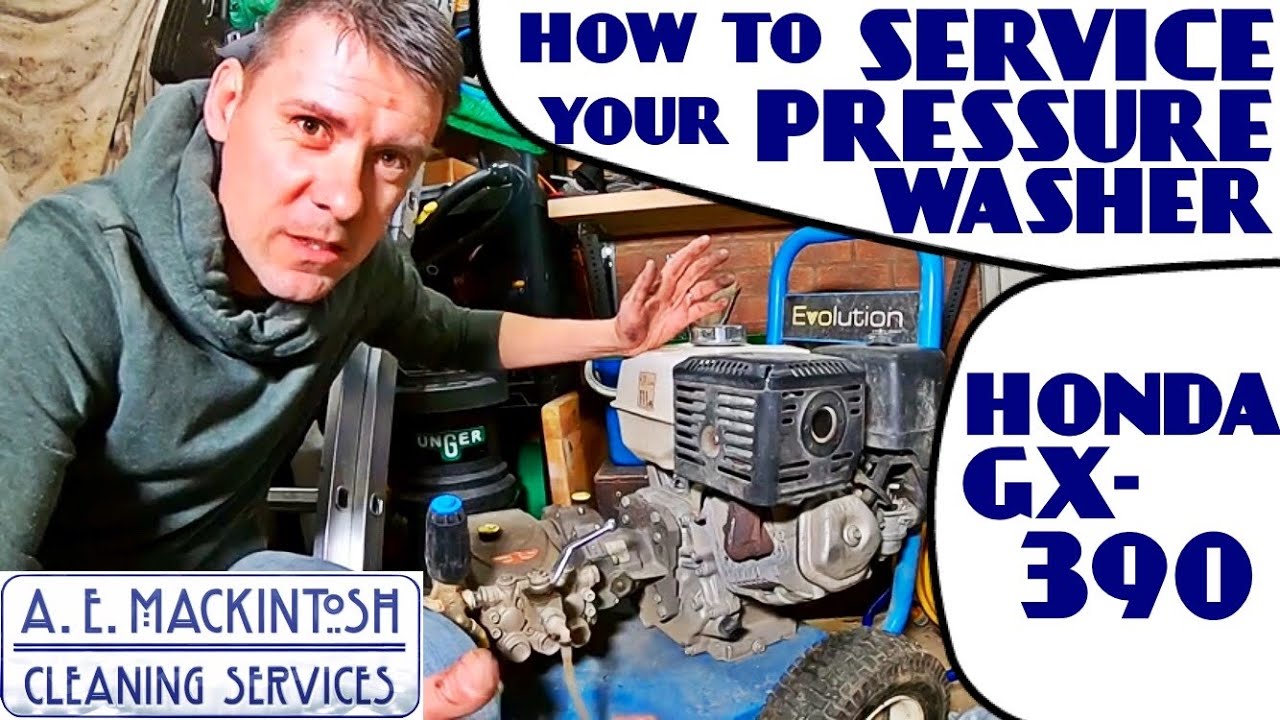How To Service Your Pressure Washer - Honda GX390