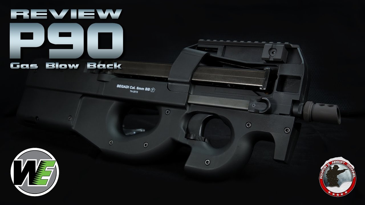 [Review] WE P90 (FN Herstal) - TA-2015 - GBB 6mm Airsoft German/Deutsch 4K UHD