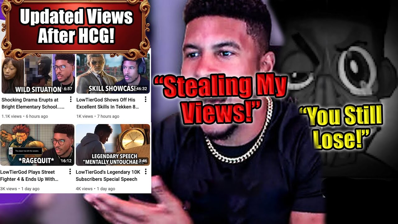 LowTierGod- HighCalciumGod Gone, But Channel Views Still Down. Mr. 