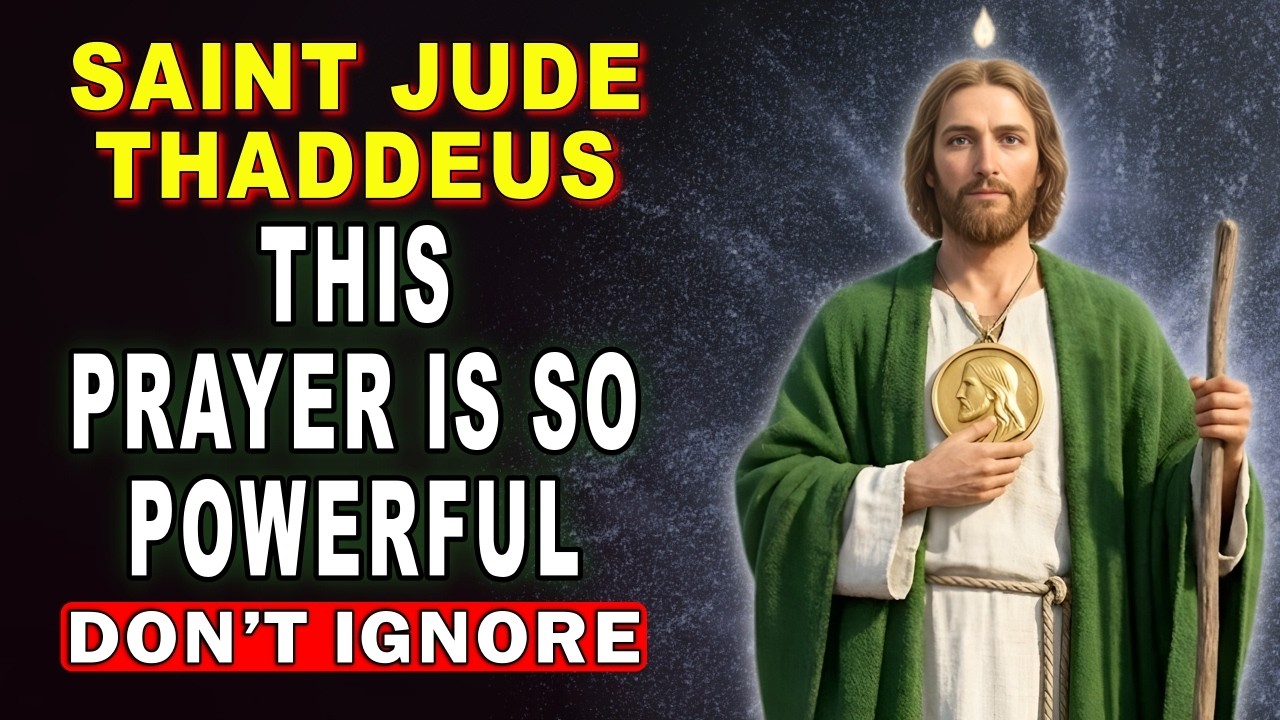 Pray This Powerful Saint Jude Thaddeus Prayer for an Urgent Miracle Today 🙏