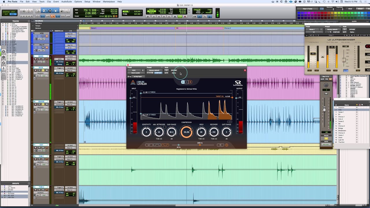 Sound Radix Drum Leveler - Mixing With Mike Plugin of the Week