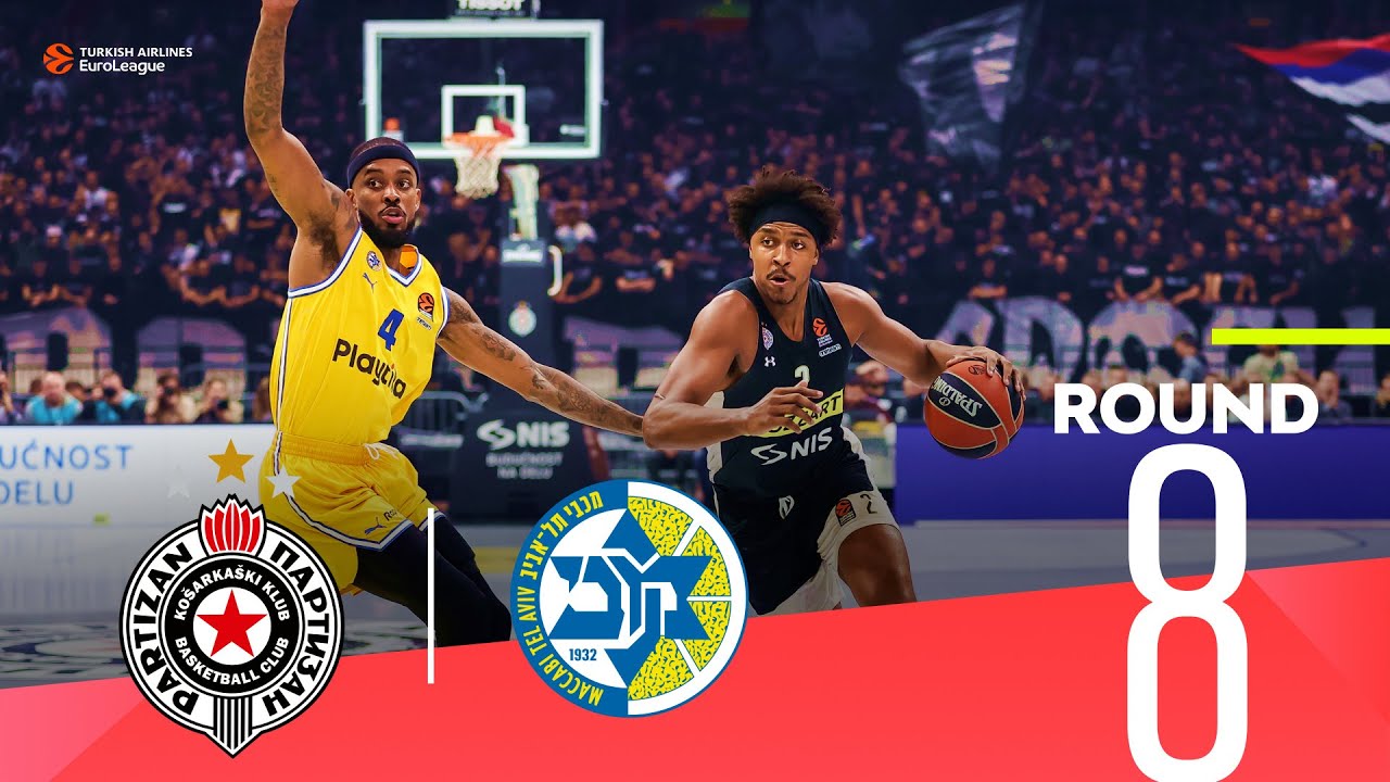 Partizan bounces back to defeat Maccabi! | Round 8, Highlights | Turkish Airlines EuroLeague