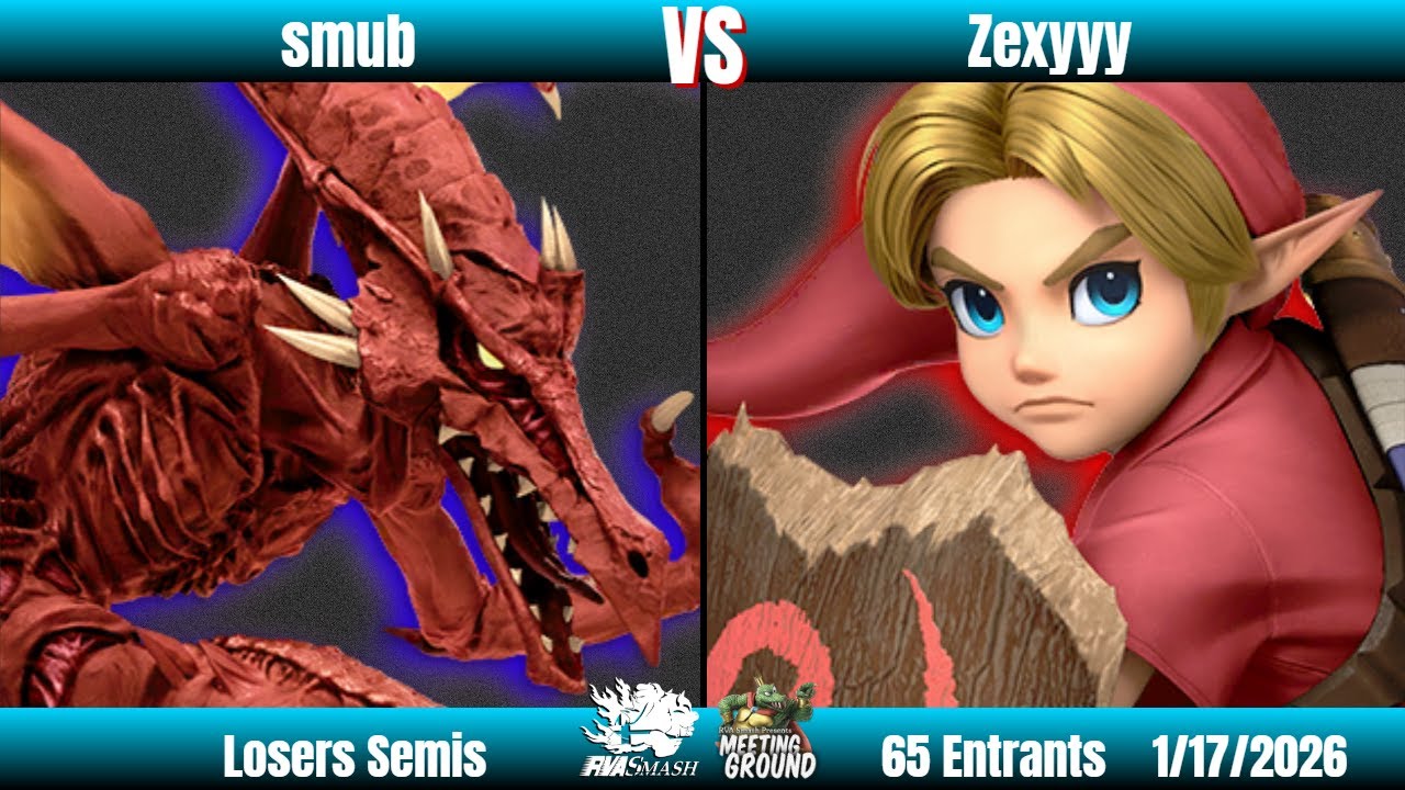 MEETING GROUND 5 | MDVA Monthly | smub (Ridley) vs Zexyyy (Young Link) | Losers Semis | 65 Entrants