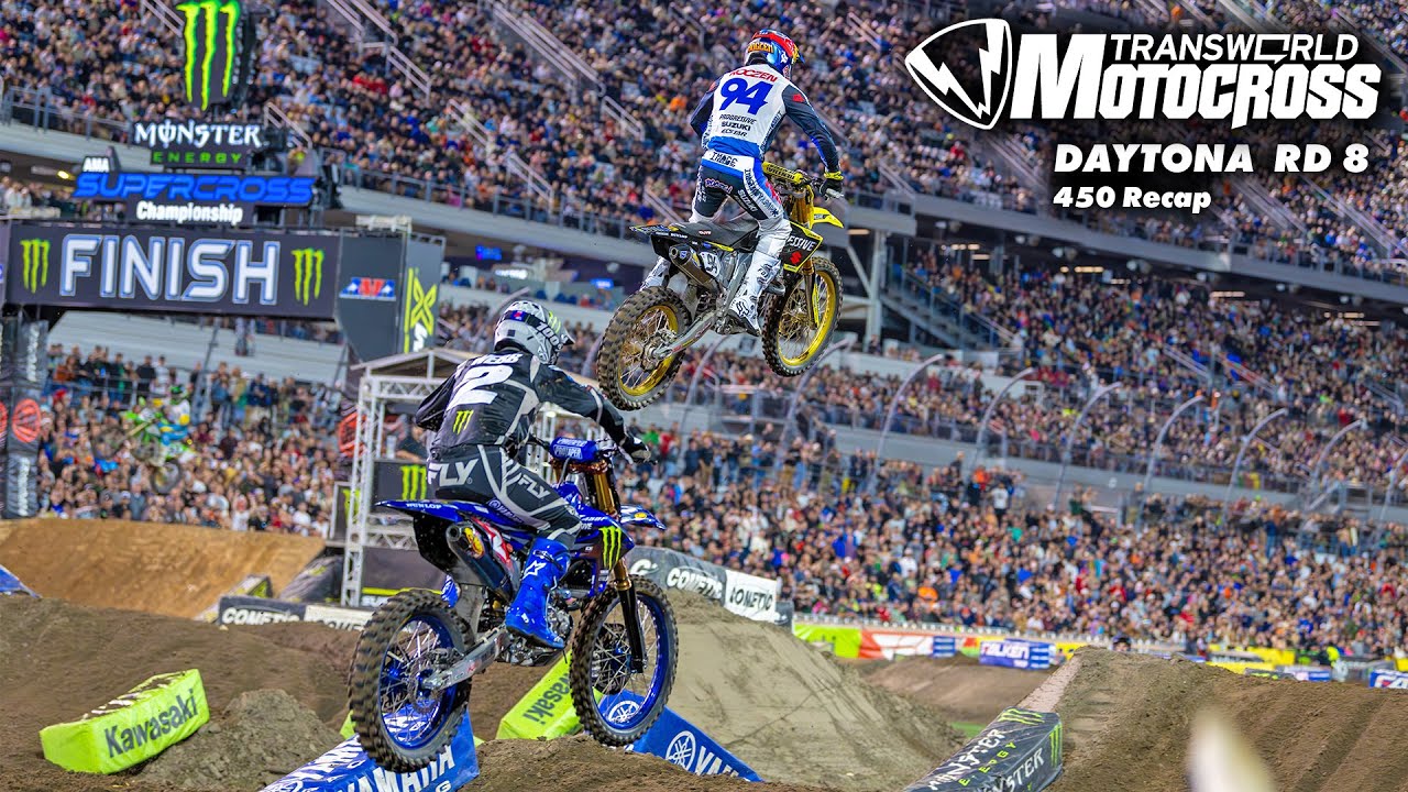 KEN ROCZEN WINS DAYTONA SUPERCROSS | TWMX 450 Highlights
