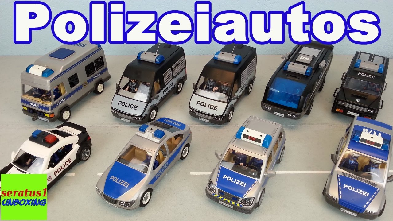 Playmobil Polizeiauto Sammlung seratus1 unboxing Einsatztruck