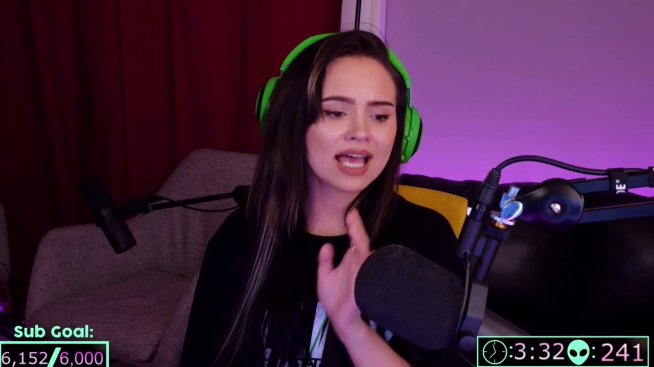 Talia Mar singing my heart will go on. On stream