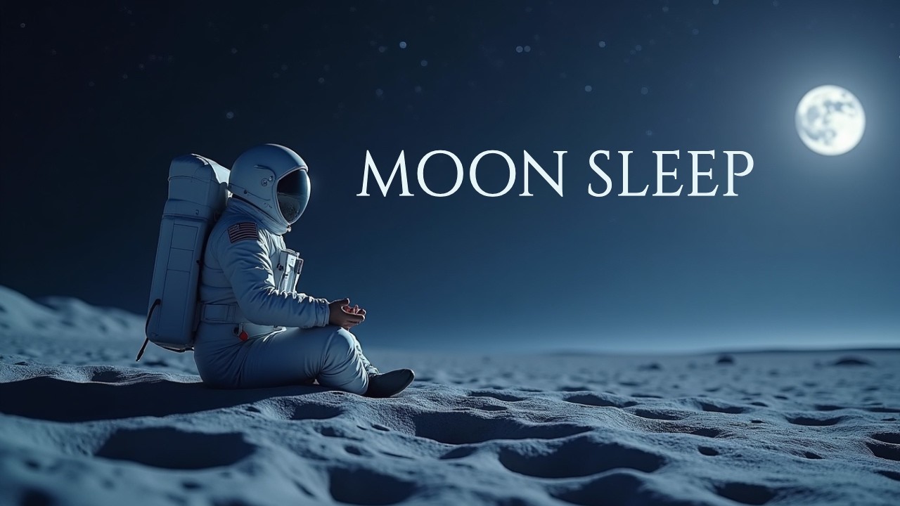 Sleep on the Moon 🌙 Deep Space Ambient for Insomnia, Relaxation & Night Calm