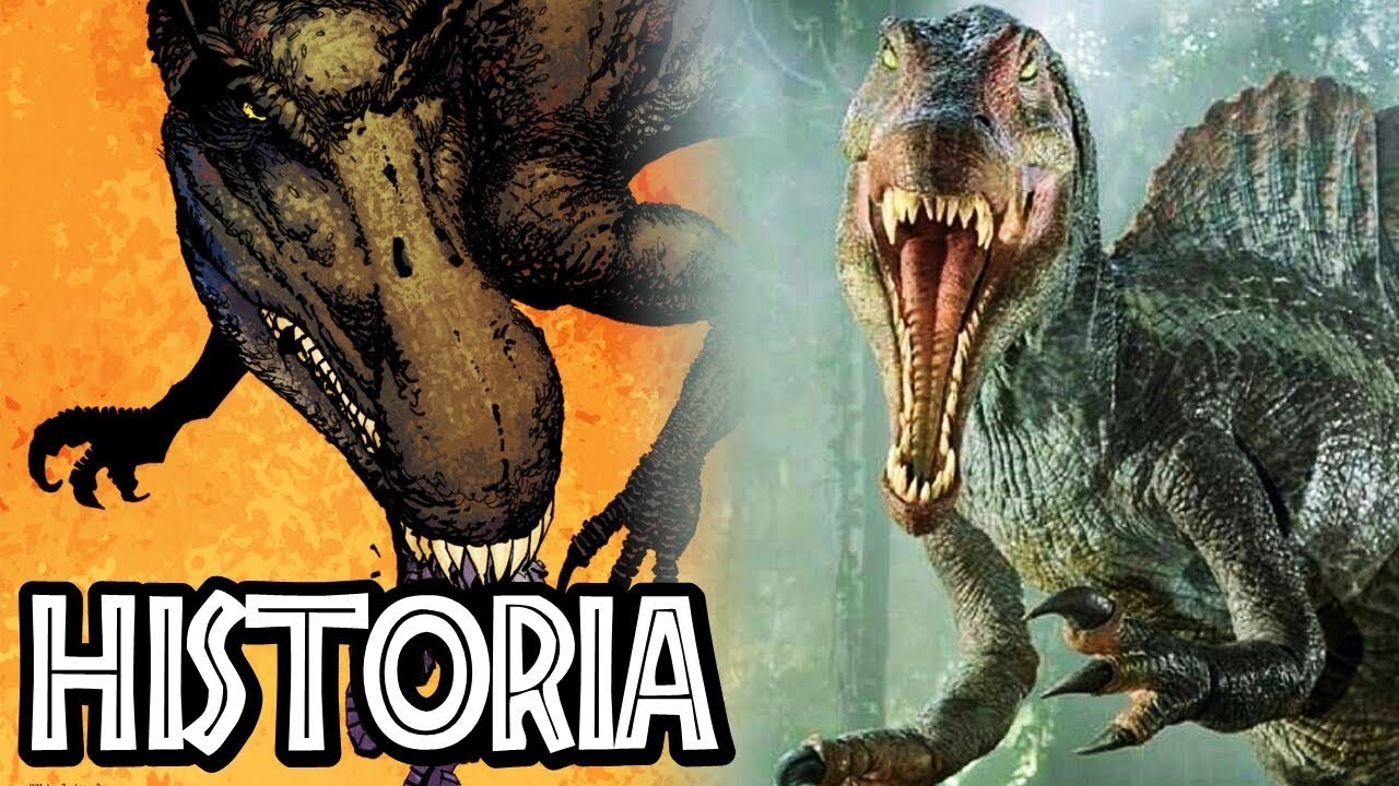 LA HISTORIA DEL SPINOSAURUS EN JURASSIC PARK