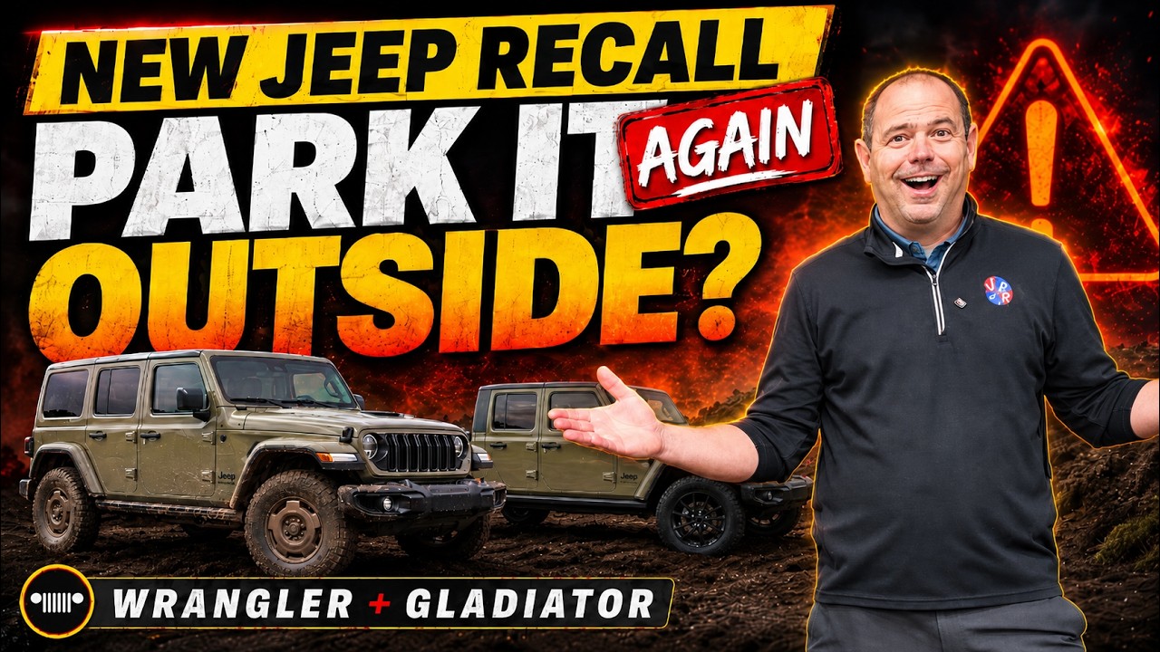 Jeep Recall: Wrangler & Gladiator Owners Told To Park Outside | 4xe | 21D