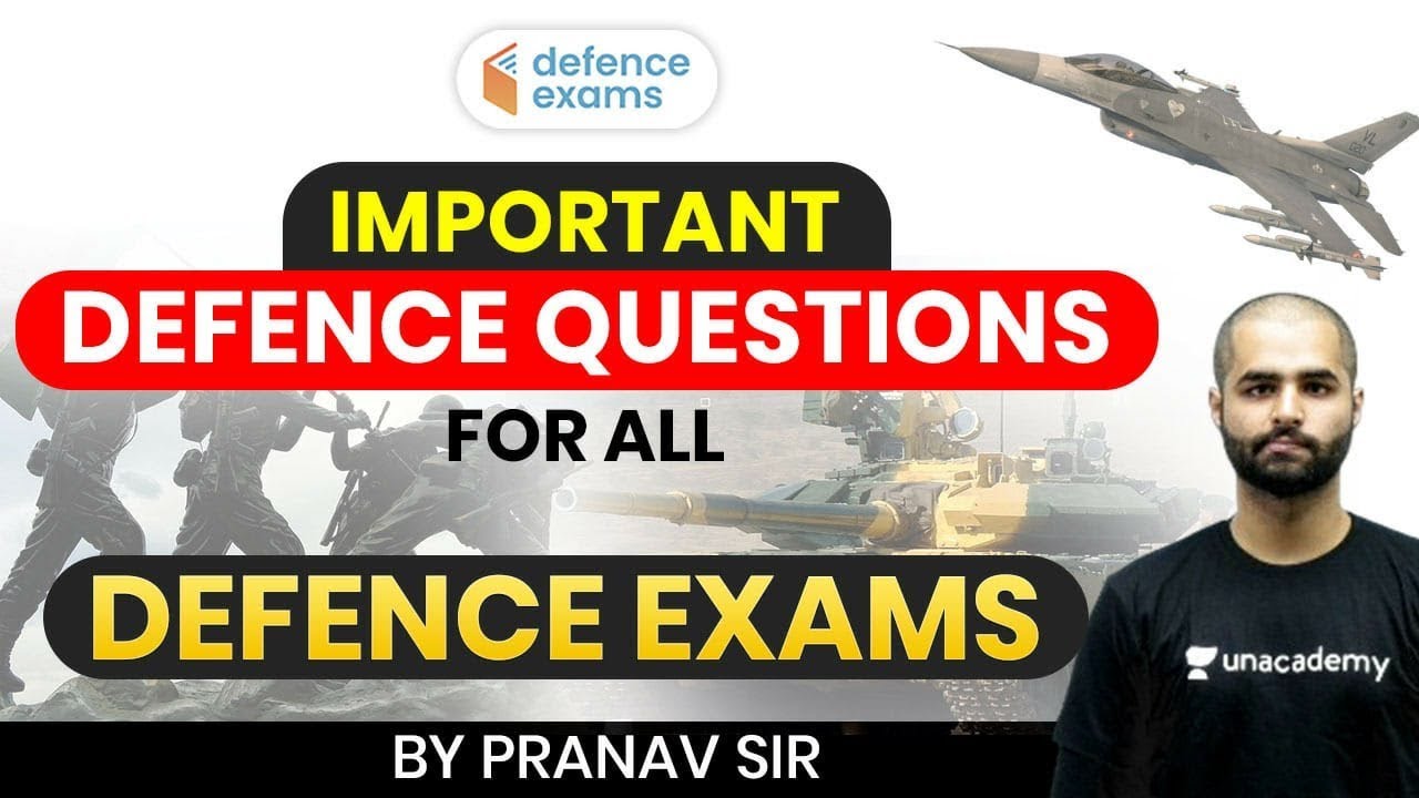 All Defence Exams 2020 | Important Defence Questions by Pranav Sir | CDS, AFCAT, DRDO MTS 2020