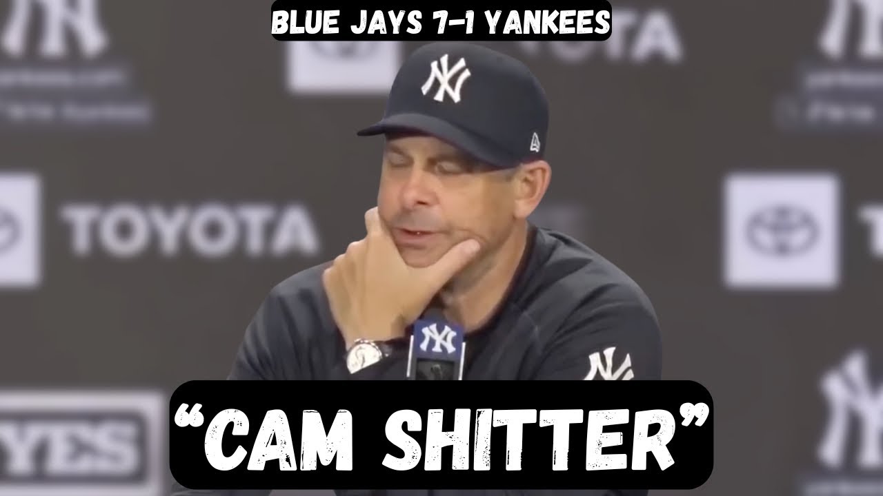 Aaron Boone BLASTS Cam Schlittler after SHAMEFUL loss - Post Game Interview - Blue Jays 7-1 Yankees