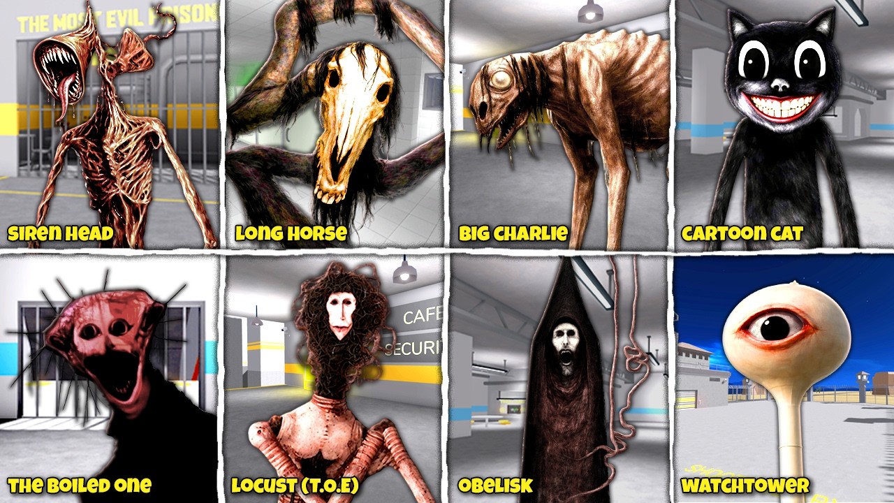 DOCTOR NOWHERE Vs TREVOR HENDERSON! What if I BECOME WATCHTOWER, SIREN HEAD.. in BARRY'S PRISON RUN!