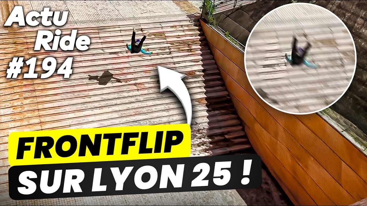 Lyon 25 en parkour ! Candide Thovex qui passe dans un clip !