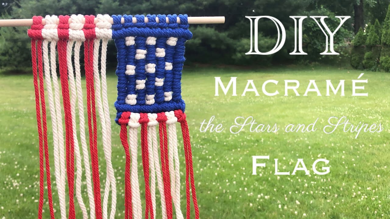 Macrame US Flag