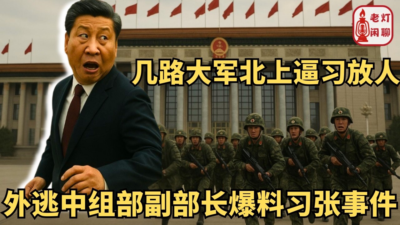 （字幕）几路大军北上逼习放人｜外逃中组部副部长爆料习张事件｜老灯闲聊第108期