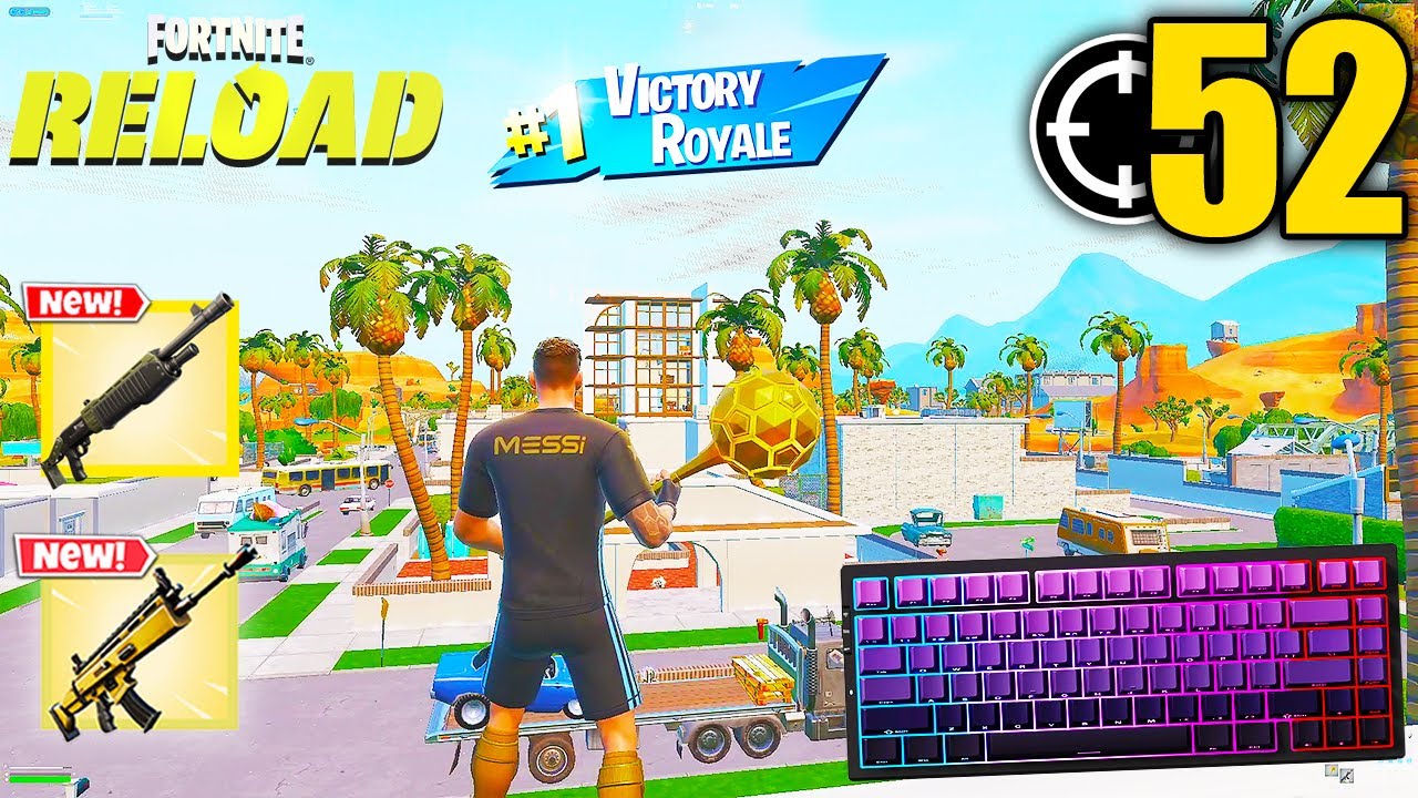 MCHOSE Ace 60 Pro ASMR 😴 52 Kills Solo vs Squads 🏆 Satisfying Keyboard OG Fortnite Reload 540 FPS 4K
