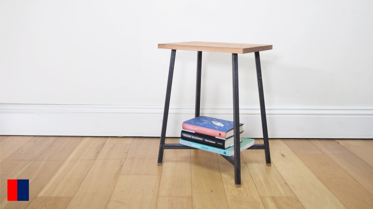 Making a Oak & Steel Side Table WITHOUT WELDING