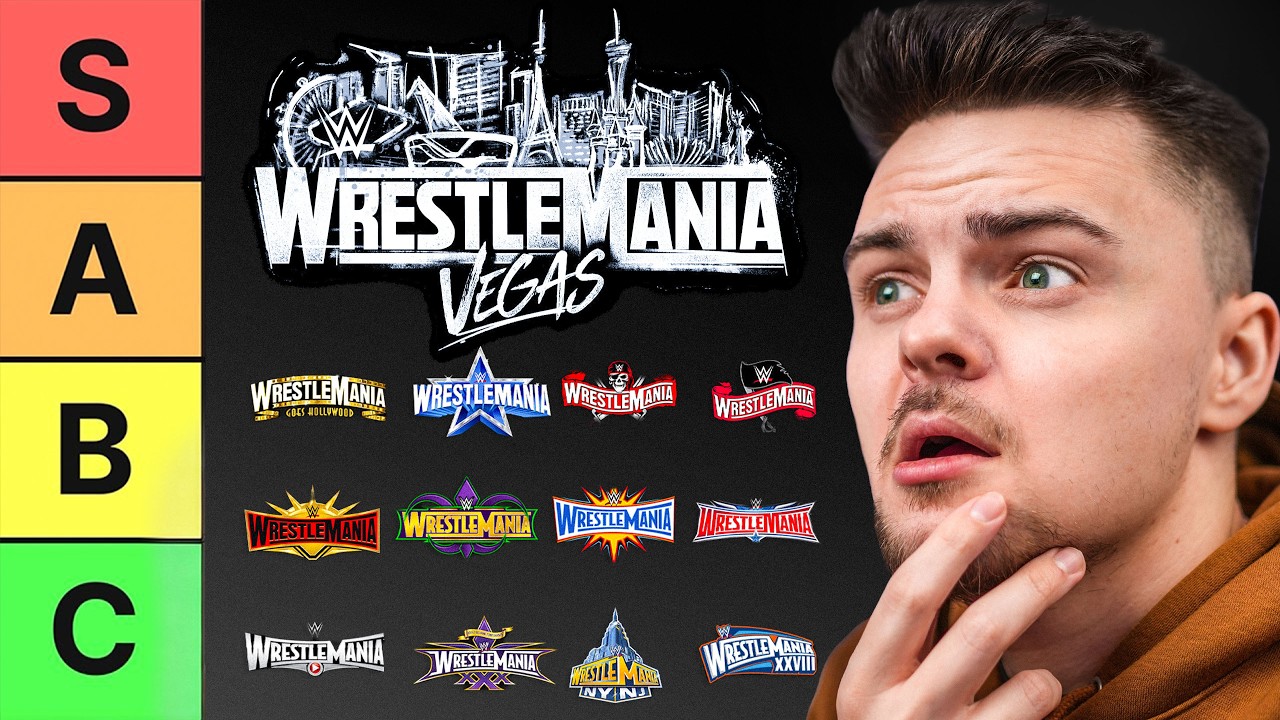 I Ranked EVERY WrestleMania Logo EVER! (Tier List)