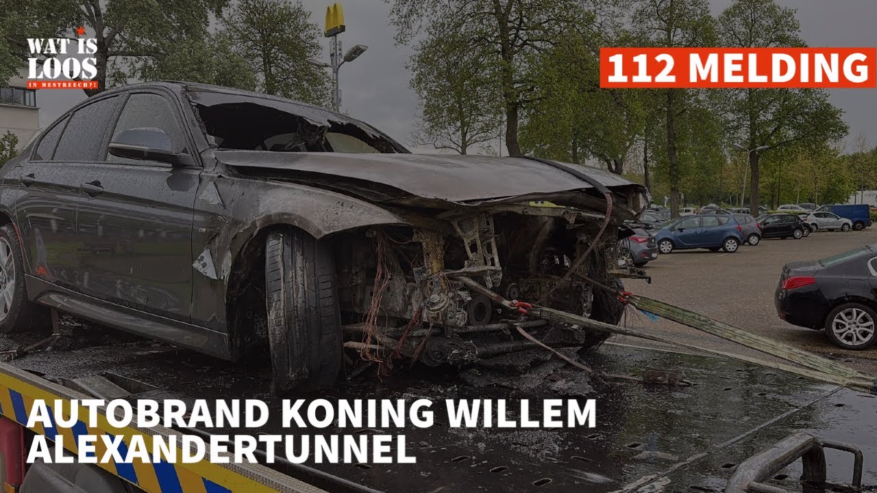 AUTOBRAND KONING WILLEM ALEXANDERTUNNEL