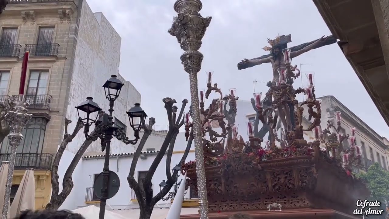 Cristo de la Sed bajo la lluvia, Lunes Santo Jerez 2022