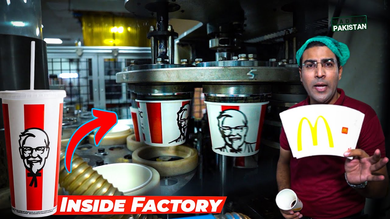KFC McDonald's Paper Cups Making Process Inside Factory | Amazing Technique