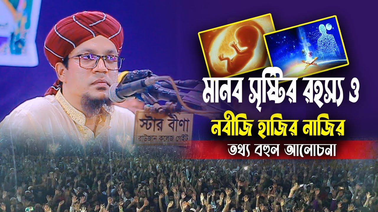 মানব সৃষ্টির রহস্য ও নবীজি হাজির নাজির। মুহাম্মদ খাজা মাহবুবুর রহমান জগৎপুরী। Mahbubur Rahman