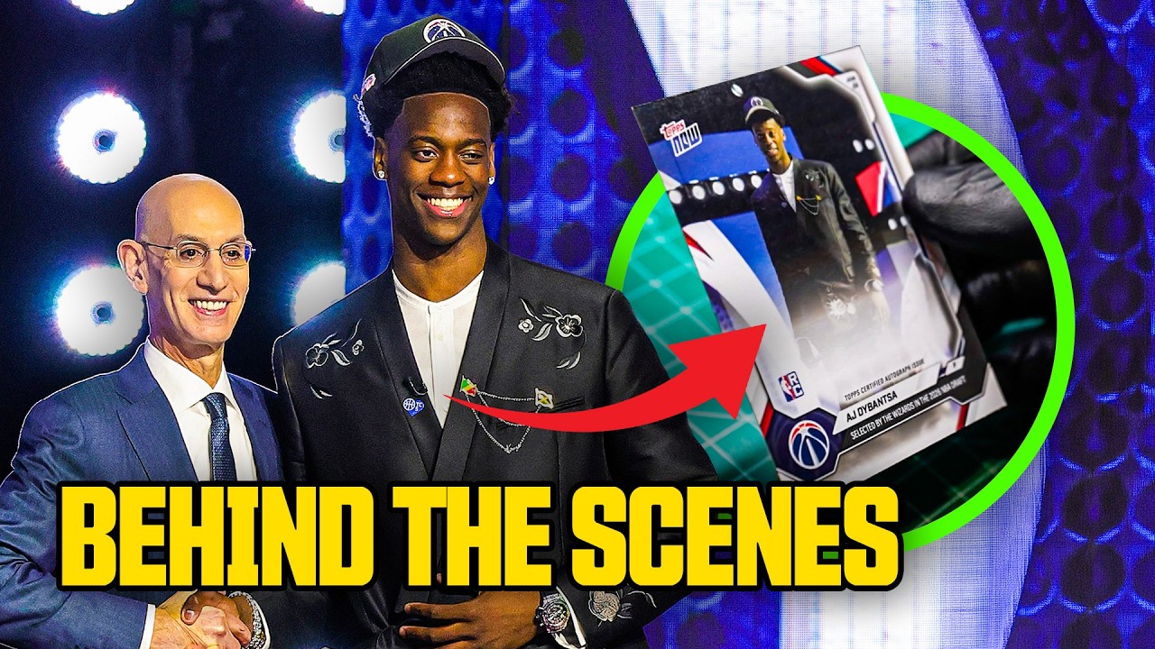 How We Made Rookie Cards LIVE at the NBA Draft