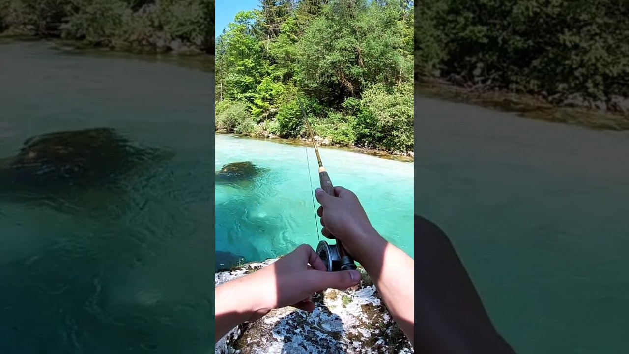 Rieka Soča, (Soča river, Slovenia 🇸🇮) Full video on my YouTube Channel 🏞️🏞️🎣🎥